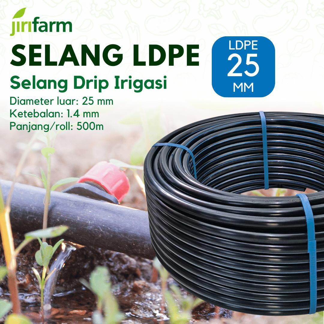 JIRIFARM - Selang LDPE 25 mm Tebal 1.4 mm Untuk Sistem Drip Harga Permeter