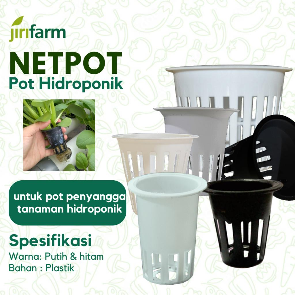 Jirifarm Netpot Hidroponik SUPER TEBAL Netpot Apung NFT DFT Termurah Terlaris