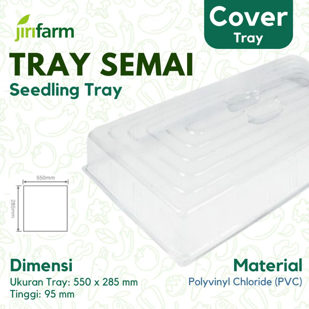 JIRIFARM - Tutup Tray Semai Cover Tebal 1 mm Potray Seeding Murah